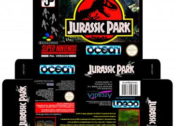 JURASSIC PARK SNES PAL CAJA BOX