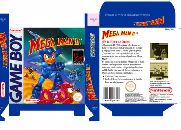 MEGA MAN 2 PAL ESP CAJA GAME BOY BOX