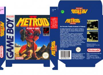 METROID 2 GAME BOY CAJA BOX PAL ESP