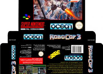 ROBOCOP 2 PAL ESPAÑA CAJA BOX PLANTILLA SNES RETRO