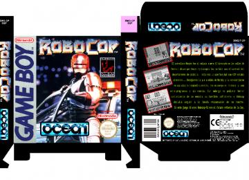 ROBOCOP GAME BOY CAJA BOX PAL ESP