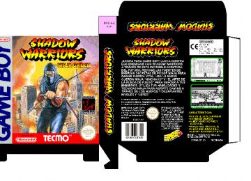 SHADOW WARRIORS PAL ESPAÑA CAJA BOX GAME BOY