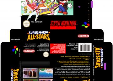 SUPER MARIO ALL STARS PAL ESP SUPER INTENDO CAJA BOX