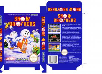 SNOW BROTHERS NES PAL ESPAÑA