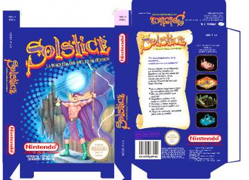 SOLSTICE PAL ESP CAJA PLANTILLA NES RETRO BOX