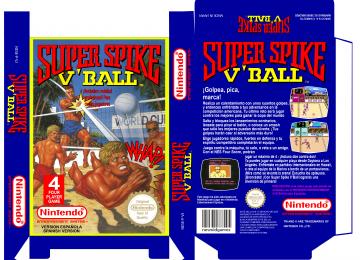 SPIKE V'BALL NES NINTENDO PAL ESPAÑA