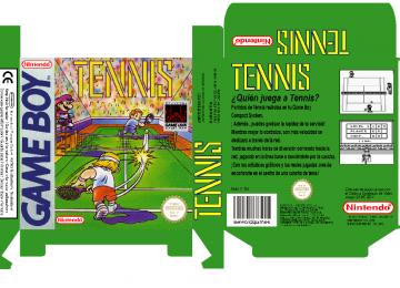 TENNIS PAL ESPAÑA GAME BOY CAJA REPRO RETRO MARIO