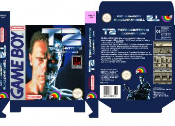 TERMINATOR 2 GAME BOY CAJA BOX PAL ESPAÑA