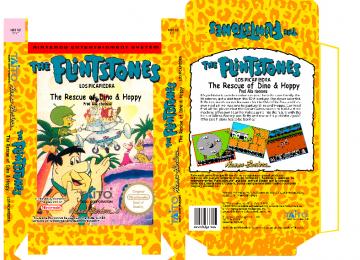 THE FLINSTONES PAL ESP caja box plantilla